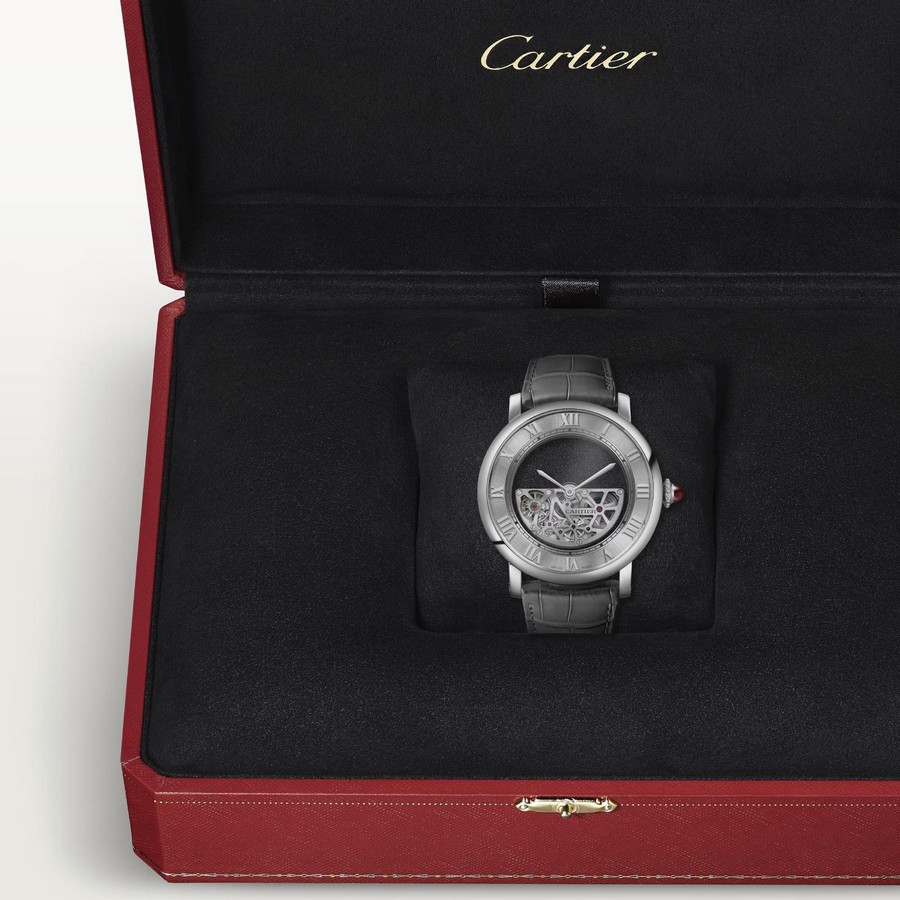 Đồng Hồ Cartier Rotonde De Cartier Watch Nam Xám